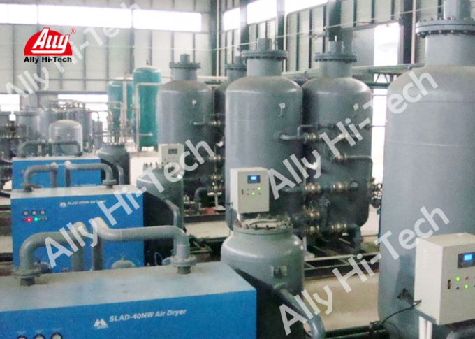 Wysokowydajny generator azotu PSA 5 - 6000 Nm3 / H Pojemność azotu 0