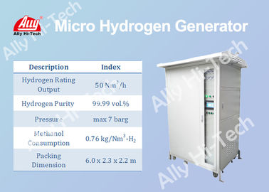 Dobra cena. Kompaktowy generator mikro- wodoru za pomocą metanolu Reforming 50 Nm3 / H Ocena mocy wyjściowej w Internecie