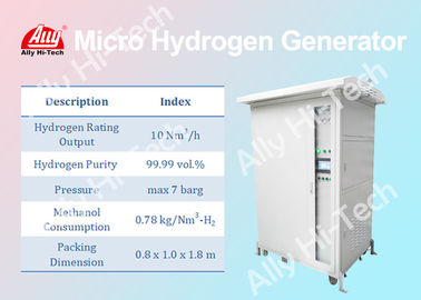 Dobra cena. 10 Nm3 / H Mały generator wodoru Max 7 Ciśnienie Barg Łatwy w użyciu w Internecie
